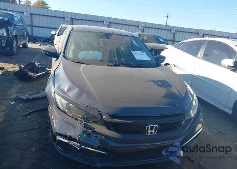 2020 Honda Civic Lx из США, поврежденный, VIN 19XFC2F64LE021597